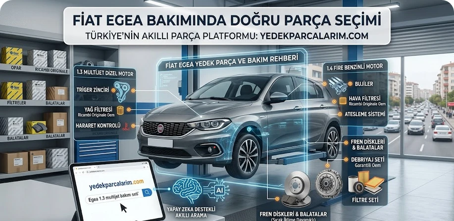Fiat Egea Yedek Parça ve Periyodik Bakım Rehberi: Orijinal Seçiminin Önemi