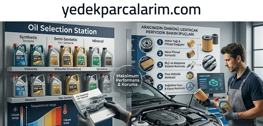 Motor Yağı Seçimi ve Periyodik Bakım: Aracınızın Ömrünü Uzatacak İpuçları